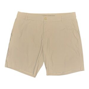 RHONE Commuter Men’s Resort Shorts 8” Size 36 in Sandolo Tan Like-New